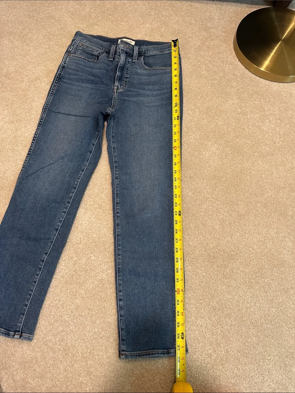 Madewell Women's Straight-Leg Jeans in Medium Blue Wash